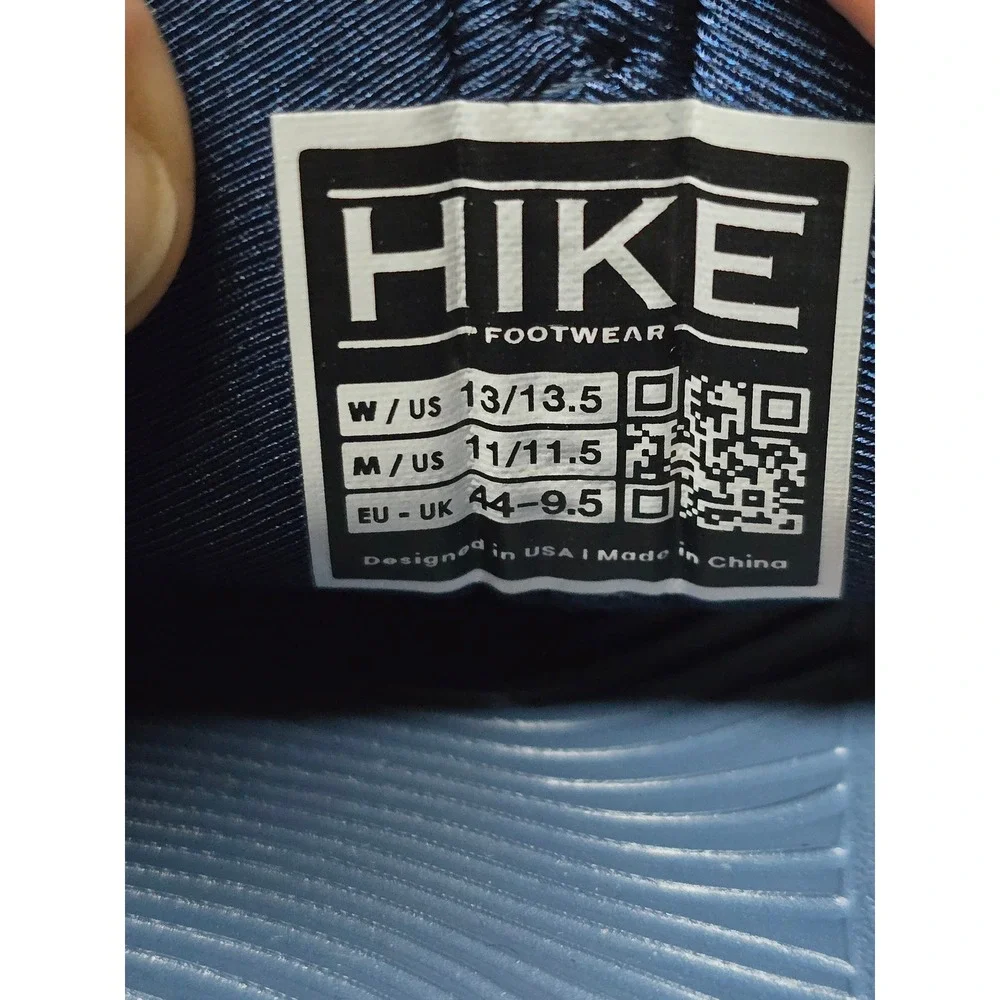 NWT Hike Footwear Baresandals IV Blue Hook and Loop Strap Unisex EU 44 mens 11